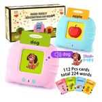 CHILDREN CARD READER 112PC CARD 224 WORDS KIDS LEARNING EDUCATIONAL DEVICE CAT  