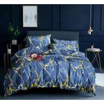 7 by 7 bedsheets with four pillow case