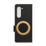 Generic Leather flip case with screen protector for Samsung Galaxy z fold 5 - black - image 2