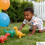 product_image_name-Catpapa-Limited Time No Restock!0-3 years old baby dinosaur pattern fashion summer new shorts two-piece set, suitable for parties, outdoor activities, comfortable and cool, easy to wash-6