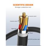 LDNIO LC97uc 2 in 3 USB Cable 100W Fast Charging Data Cables Mobile Phone Charger Cable - image 3
