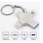 Generic Otg 128GB Ultra, Micro USB Type-c Lightning 4in1 Flash Drive
