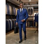 Men's Classic Brown Double-Breasted Suit