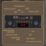 SinG-e ZQS-L19 Powerful Bass Boost Bluetooth Speaker - image 5