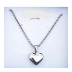 Silver Love Pendant With Chain