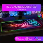 Generic Neon Rgb Gaming Mouse Pad – Extended Led Desk Mat With Anti-slip Base - image 3