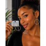 CLASSIC WOMEN ROUND EARRINGS 