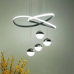 ESCLIGHTING 3-Light Luxury Crystal Basket Pendant Chandelier - Black - image 4