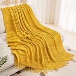 Luxury Multifunctional Nordic Knitted Throw Blanket For Couch  (All-Season Decorative Sofa throw)