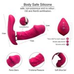 product_image_name-Generic-Strap On Panty Clitoris Anus Sex Stimulator Toy Dildo Vibrator Adult Sex Toys Vibrators for Women, Wearable Clitoral G spot Anal Vagina Dildos Sex Toys Waterproof Rabbit Vibrator Dildo - Women Masturbation vibrators Dildos-3