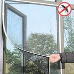 Generic Fly Bug Mosquito Net Door Window Net Netting Mesh Screen Curtain Protector Flyscreen Insect DIY, Size:1.3x1.5m - image 2