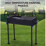 Generic THICKENED LARGE-CAPACITY MULTIPURPOSE INDOOR/OUTDOOR DOUBLE-SIDED RECTANGULAR BARBECUE CHARCOAL GRILL - image 2