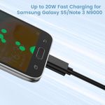 Generic  Micro B to USB C Hard Drive Cable, USB 3.0 A to Micro B Cable, 0.5M External Hard Drive Cable -3m - image 6