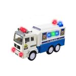 Police Truck Toy For Kids With Flashing Lights And Sound