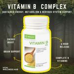 Neo Vitamin B Complex Sustained Release 60 Tablets – Energy Booster, Metabolism, Brain & Nerve Support Supplement
