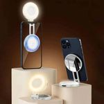 Generic Magnetic Phone Camera Handle Grip with wireless Remote Shutter and Zoom Control + Led fill Light for android & iPhone - image 4
