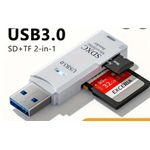 Gadget 2-in-1 USB 3.0 & 2.0 Card Reader, 5Gbps High