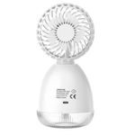 Dp Rechargeable 4000mah Fan with humidifier and LED-7647 - image 3