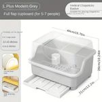 product_image_name-Generic-Medium Countertop Dish Organizer With Water Tray-2