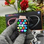 product_image_name-Generic-T900 Pro Max Smart Watch ( comes in different colour Pink,black,blue and silver)-3