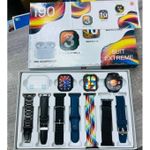 190 SMARTWATCH SUITE WITH 7 STRAPS 3 WATCHES AND EARBUDS