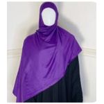 1 Piece - Beautiful Ladies Multi Purpose Hair or Body Coverage Scarf- Purple