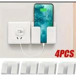 4PCS Wall Phone Chargingn Box / Remote Holder Remote Storage Wall Hanger