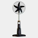 product_image_name-Generic-AC/DC Solar Powered Rechargeable 18-Inch Remote Control & LED Light Floor Fan -5