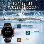 product_image_name-Generic-HT22 Smartwatch IP68 Waterproof Men's  LED Flashlight 100+ Sports Mode Watch-4