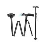 product_image_name-Generic-Adjustable Walking Stick With Torch Light-2
