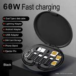 TodyJeyHo Multifunctional Data Cable Storage Box Adaptor for USB-C and Micro-USB Devices Universal Data Transfer Cable - image 2