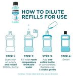 product_image_name-Listerine-Zero Alcohol Mouthwash Concentrate Starter Kit, 1 X 500 ML & 2 X 100 ML-3