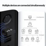 Generic USB Bluetooth 5.0 Adapter Transmitter Bluetooth Receiver Audio Bluetooth Dongle Wireless USB Adapter for Computer PC Laptop Phone Tablet Printer Headphone Speaker Wireless Mouse Keyboard Music - image 3