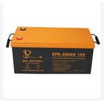 Generic Unique 12V 220AH Gel Solar Battery Sealed point 3 Years Warranty