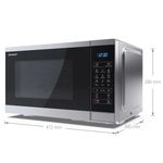 Sharp 25ltrs multi function digital function microwave oven - image 2