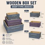 Generic WOODEN BOX SET (3pcs)