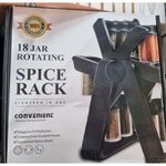 18 JARS ROTATING SPICE RACK