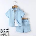 product_image_name-Fashion-Boys short sleeve two-pieces set-1