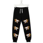 Fire Skull  Joggers Black