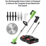Machine Grass Cutter Rechargeable With Two 48VH Battery