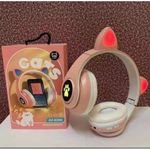 Cat Ears Portable Wireless Bluetooth Headset With Led Light