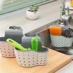 Generic Kitchen Bathroom Storage Sink Drain Basket Sponge Rack - image 4