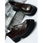 Genuine Leather Men Brown Platform Shoes