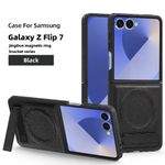 Samsung Galaxy Flip 7 Leather Magsafe Rugged Case