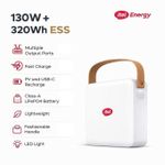 product_image_name-itel-100,000mAh 320Wh - Portable Power Station 130W Fast Charging, LiFePO4 Battery IESS-320T-1
