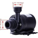 Generic DC 12V Brushless Water Pump 1/2'' Male Thread  800L/H - image 3