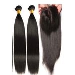 Closure With 4 Bundles Of Quality Hair