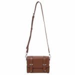product_image_name-General-Vintage Boxy Crossbody Bag - Waterproof PU Leather Shoulder Satchel-1