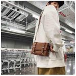 product_image_name-General-Vintage Boxy Crossbody Bag - Waterproof PU Leather Shoulder Satchel-5