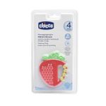 product_image_name-Chicco- Fresh Relax Teething Ring (4M+), Strawberry. Teether, Strawberry teether, Teething ring, Silicone teething ring, silicon teether.-3